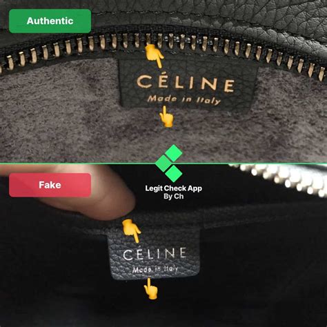 how to spot a fake celine triomphe bag|what does a céline bag look like.